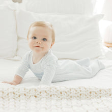 Load image into Gallery viewer, Peek-A-Boo Wishes Smocked Footie