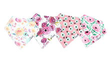 Load image into Gallery viewer, Bandana Bib Set (4-pack)