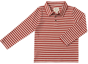 Rust/Cream Spencer Polo