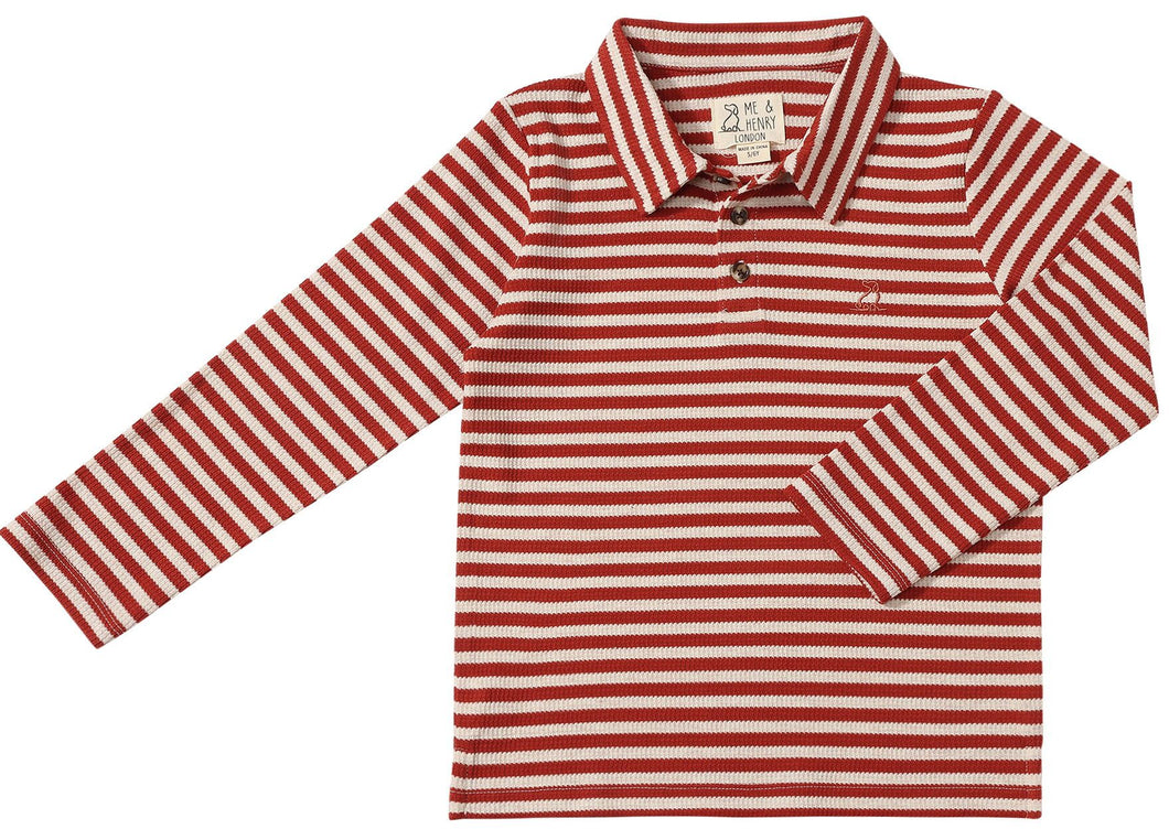 Rust/Cream Spencer Polo