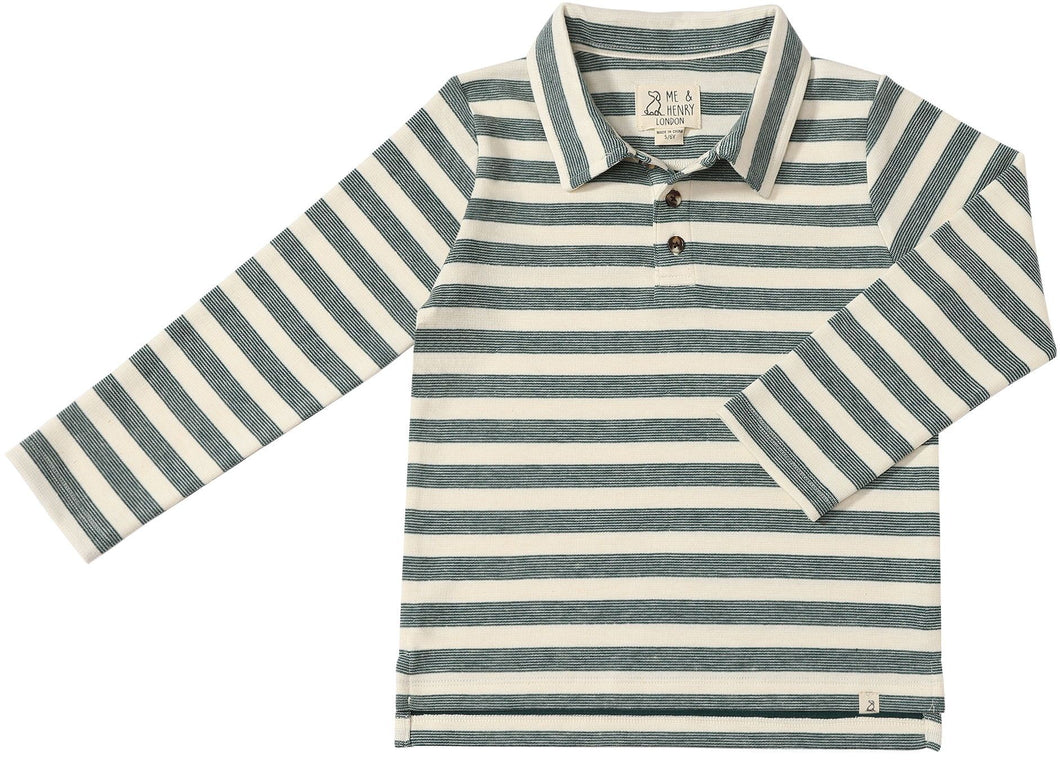 Green/Cream Midway Polo