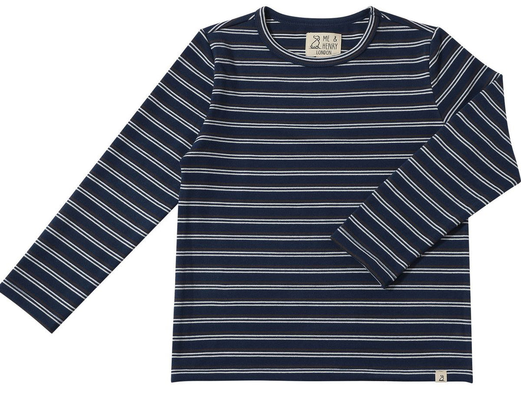 Navy/White Toby Tee