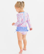 Load image into Gallery viewer, Sparkle Shimmer On Swimsuit Long Sleeve One Piece Rash Guard
