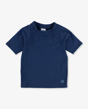 Load image into Gallery viewer, Navy Short Sleeve Rash Guard
