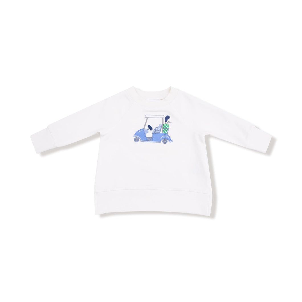 Golf - White - Raglan Sweatshirt