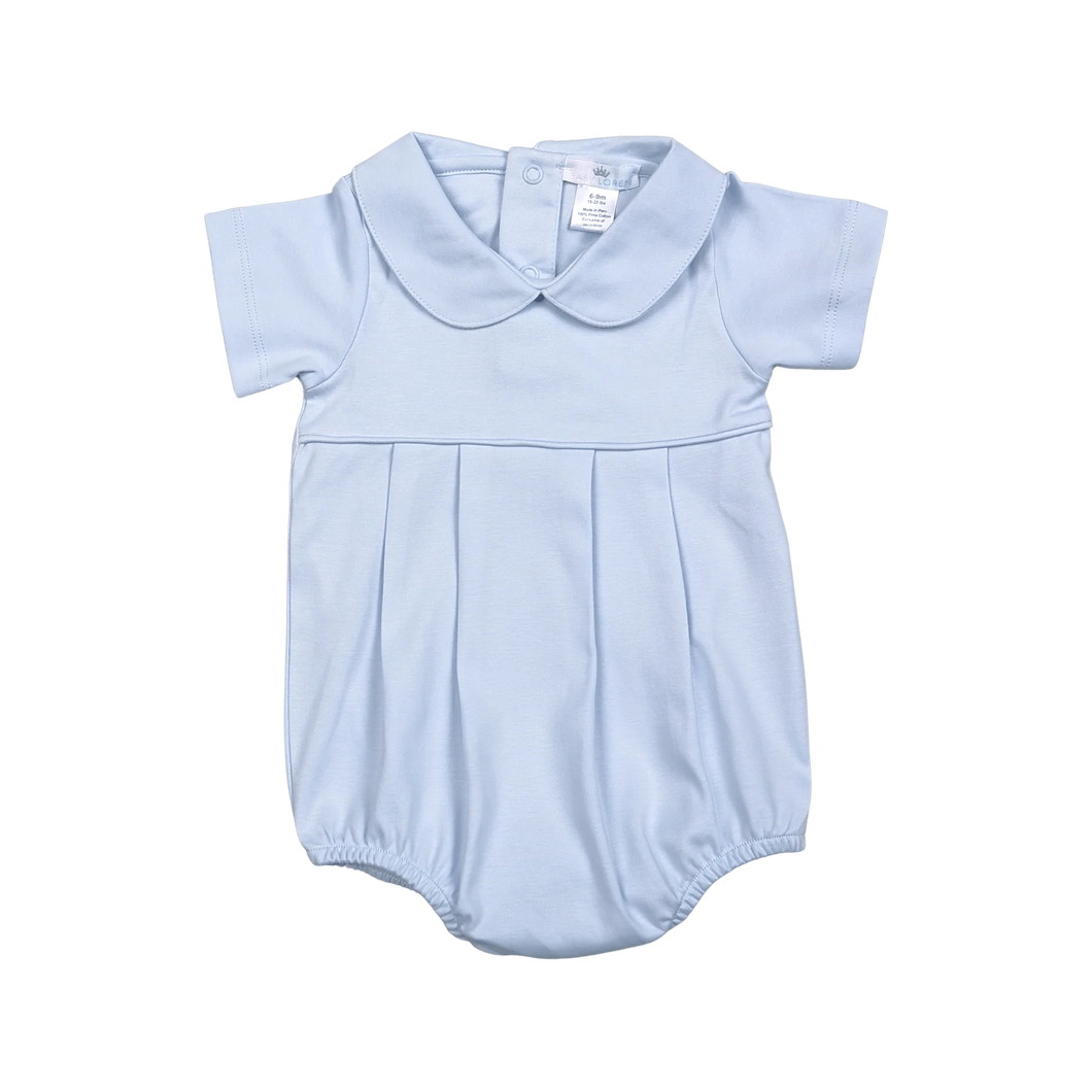 Blue Baby Collar Pima Bubble