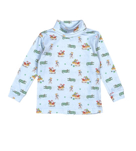 Cajun Christmas Pima Turtleneck