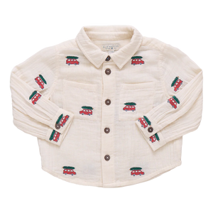 Boys Jack Shirt - Tree Farm Embroidery