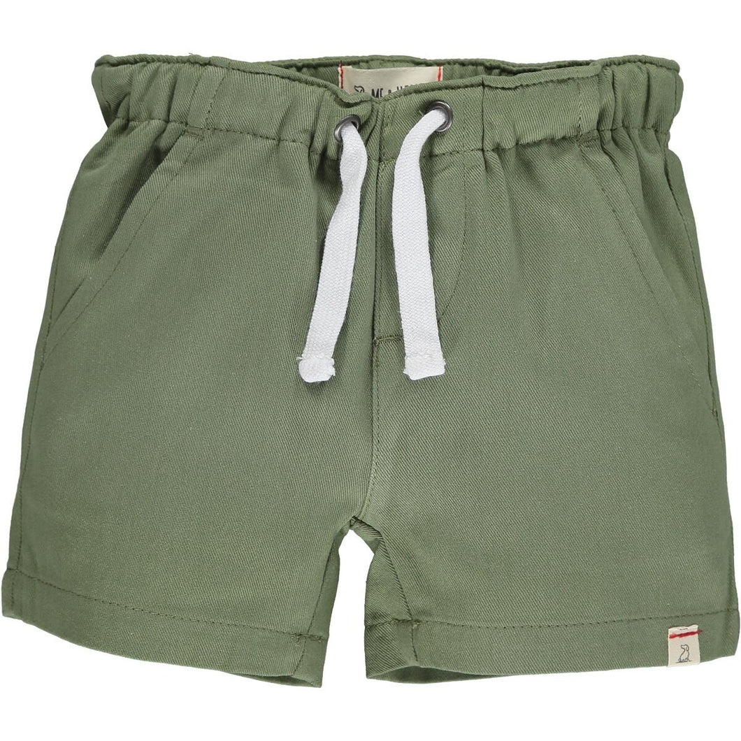 Khaki Hugo Twill Shorts