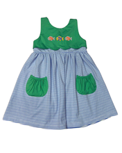 Load image into Gallery viewer, Little Fish Scallop Dress

