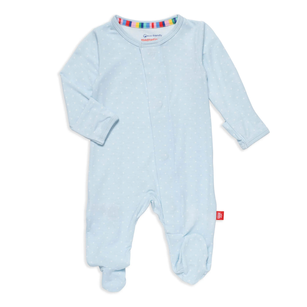 Pin Blue Footie