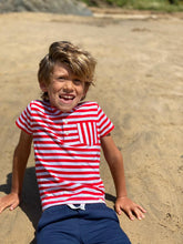 Load image into Gallery viewer, Navy Hugo Twill Shorts
