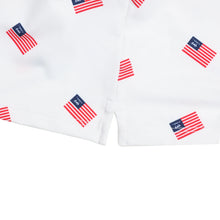 Load image into Gallery viewer, Albatross Youth Polo - White USA Flag
