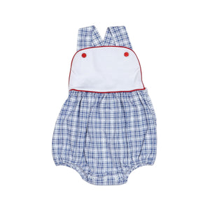 Americana Blue Plaid Pima Sun Bubble