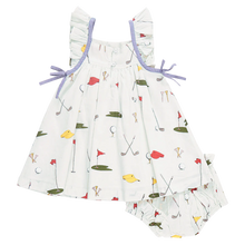 Load image into Gallery viewer, Baby Girls Ailee Dress Set - Golf Tournament
