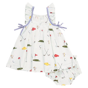 Baby Girls Ailee Dress Set - Golf Tournament