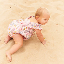 Load image into Gallery viewer, Baby Girls Via Bubble - Small Pink Flowerette
