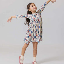Load image into Gallery viewer, Girls Bamboo Steph Dress - Ballet Slippers
