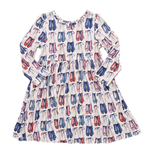 Load image into Gallery viewer, Girls Bamboo Steph Dress - Ballet Slippers
