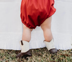 Frisco Chocolate/Ivory Western Boots