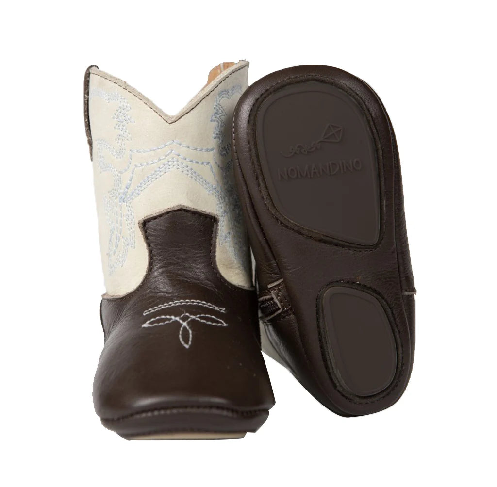 Frisco Chocolate/Ivory Western Boots