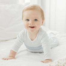 Load image into Gallery viewer, Peek-A-Boo Wishes Smocked Footie
