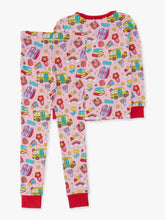 Load image into Gallery viewer, Classroom Cutie Ruffle Long Sleeve Pajama Set
