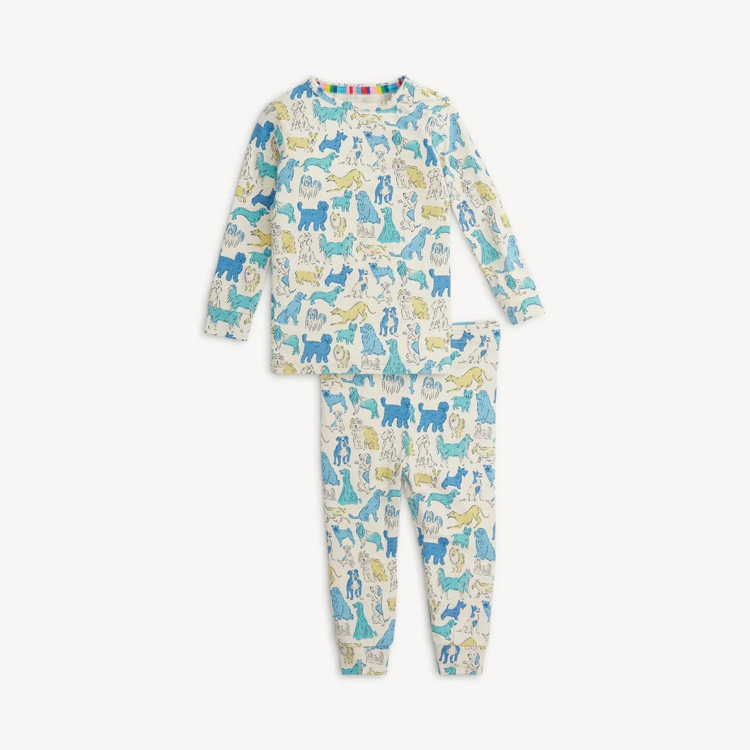 Blue It's a Paw-ty Right Fit LS Pajamas