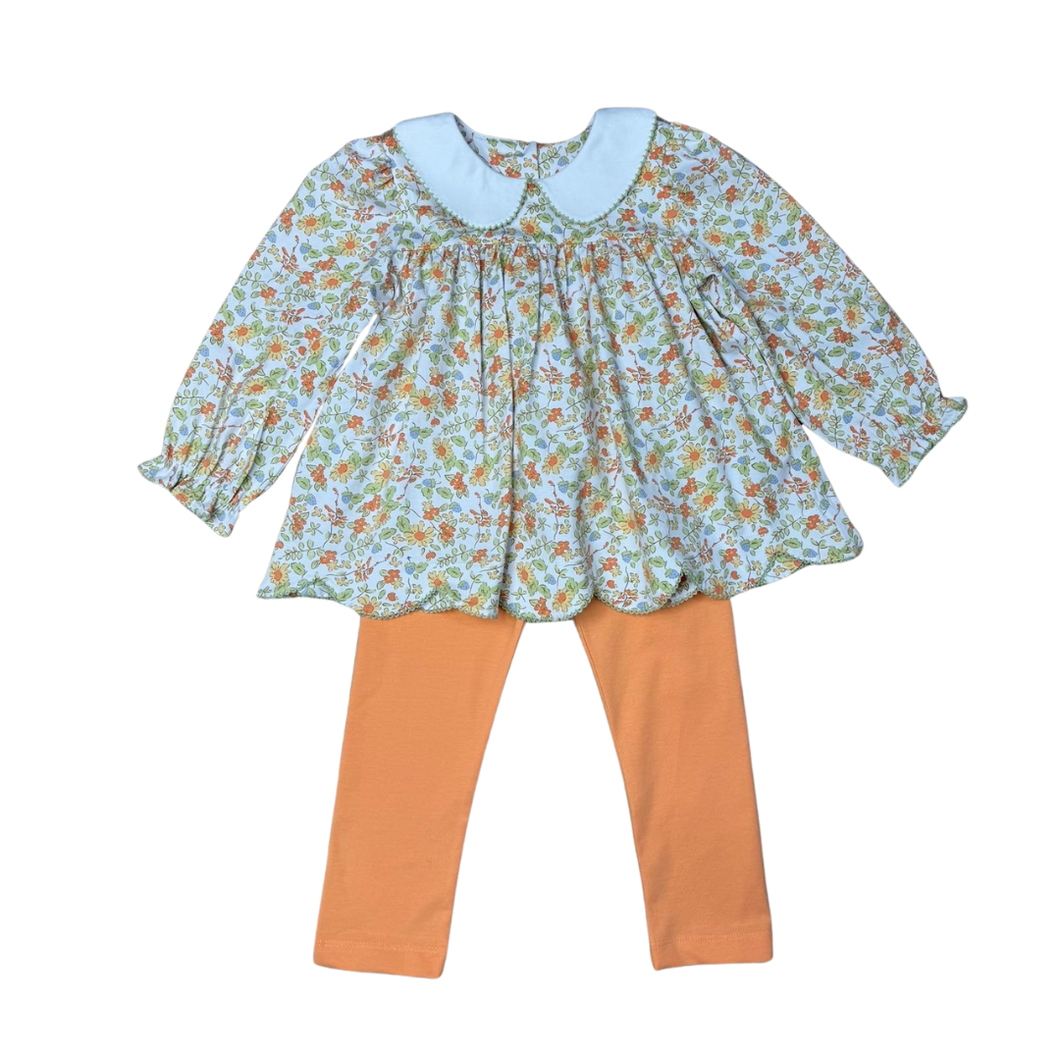 Fields of Fall Savannah Collared Pant Set