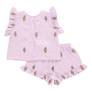Girls Roey 2-Piece Set - Lavender Soft Serve