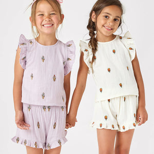 Girls Roey 2-Piece Set - Lavender Soft Serve