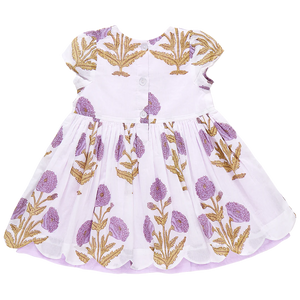 Girls Marisol Dress - Lavender Dandelion