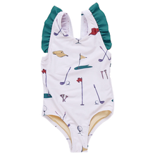 Load image into Gallery viewer, Girls Liv Suit - Cream Golf Tournament
