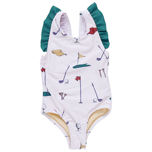Girls Liv Suit - Cream Golf Tournament