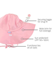 Load image into Gallery viewer, Pink Kids Sun Protective Hat
