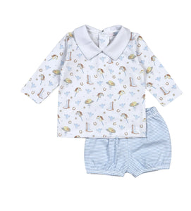 Howdy Baby Pima Diaper Cover Set