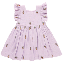 Load image into Gallery viewer, Girls Elsie Dress - Lavender Soft Serve
