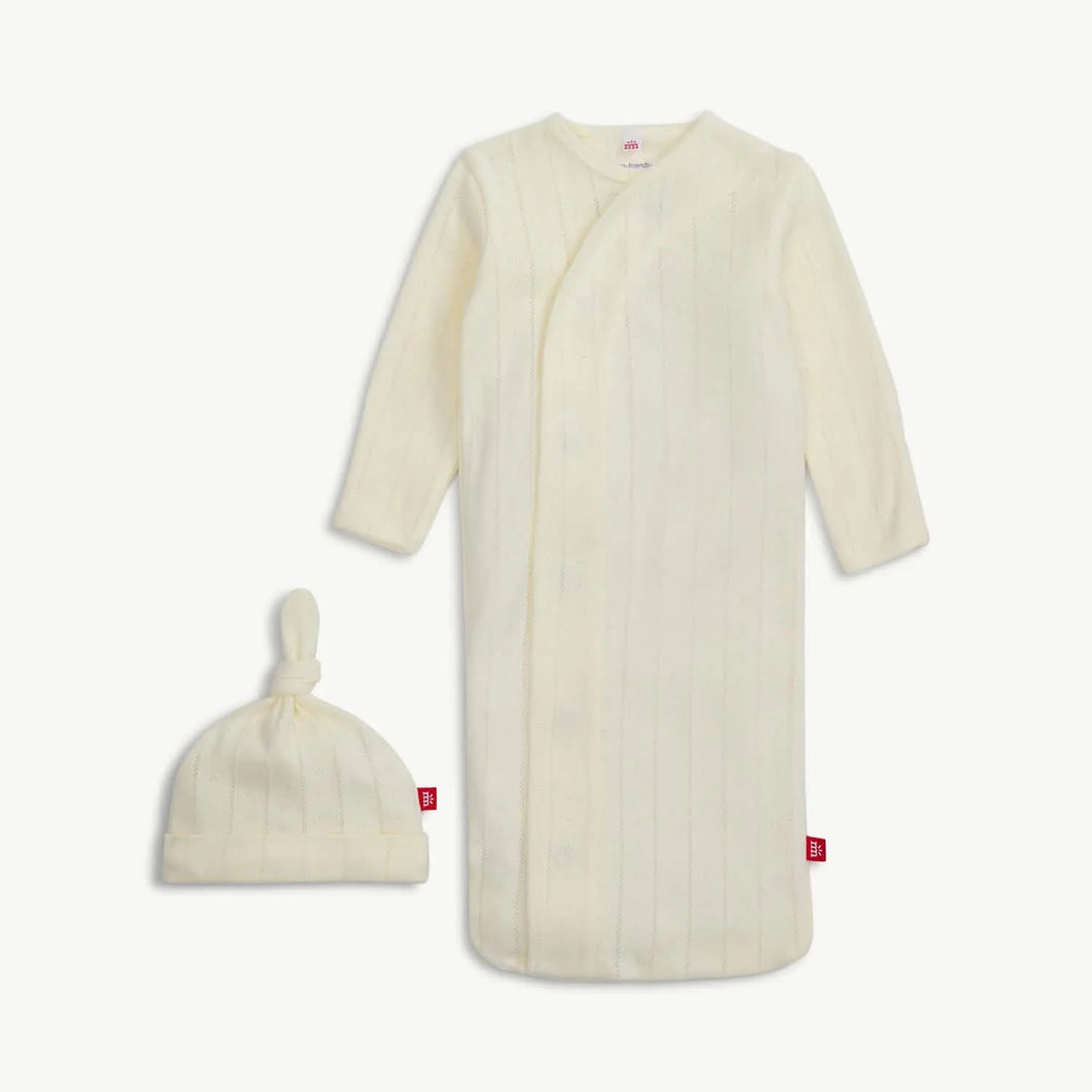 Tofu Love Lines Gown & Hat Set