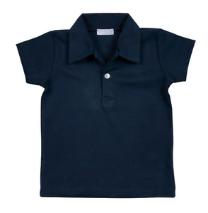 Navy Blue Collared T-Shirt