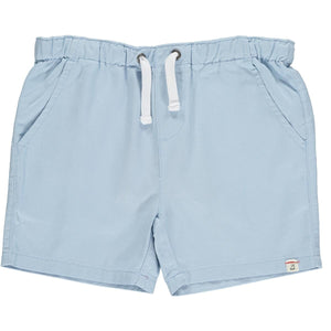 Pale Blue Hugo Twill Shorts