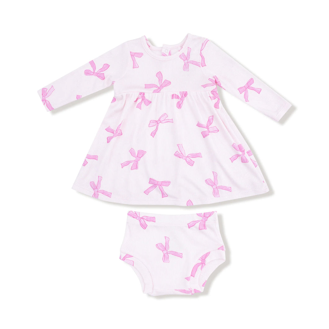 Pretty Bows - Simple Dress + Bloomer