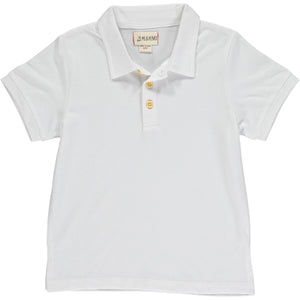 Me & Henry White Polo