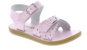 Footmates Sandal (Ariel) Pink, White, Gold, Silver