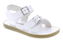 Load image into Gallery viewer, Footmates Sandal (Tide) White, Navy, Tan
