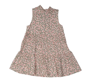 Addison Pink and Green Floral Dress