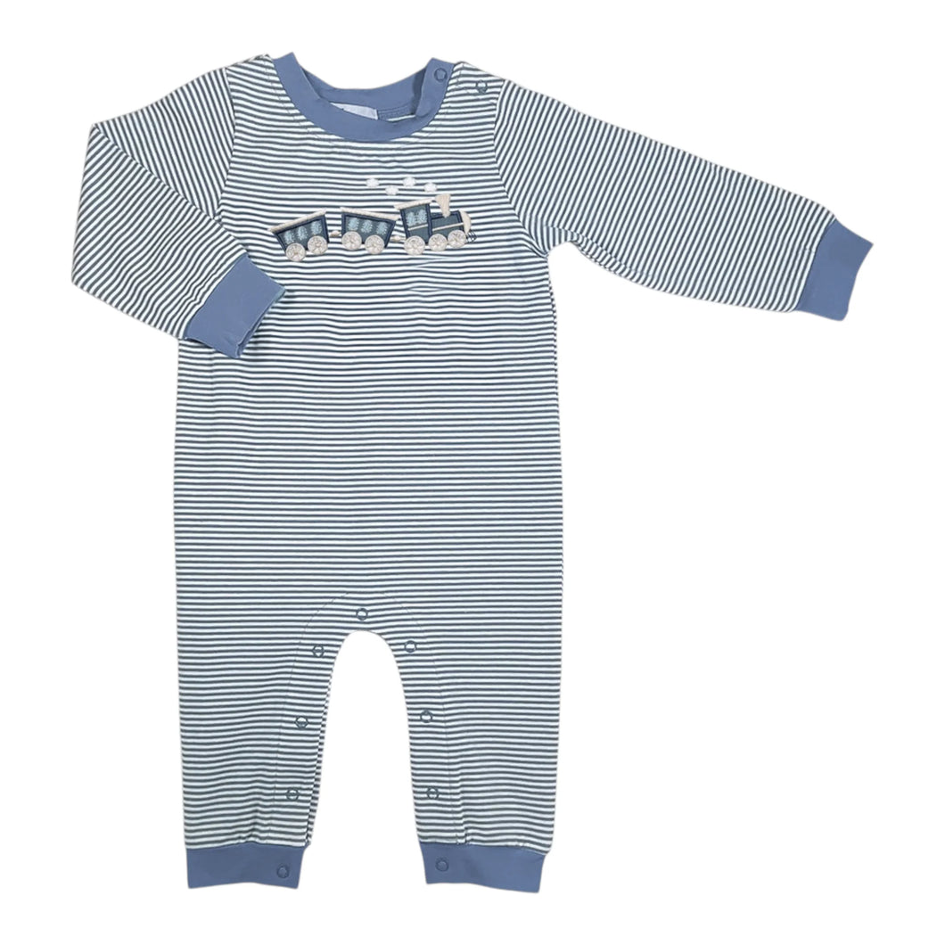 Train Boy's Romper
