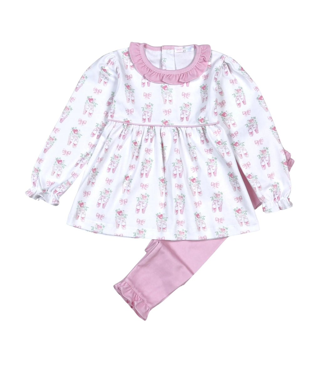 Twinkle Toes Pima Pants Set