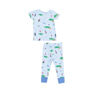 Golf Things Blue S/S Loungewear Set