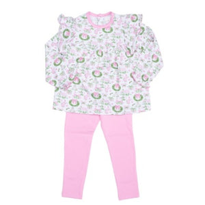 Abree Pink Holiday Toile