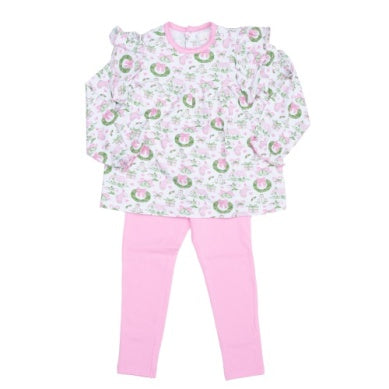Abree Pink Holiday Toile